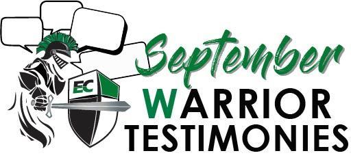 September WARRIOR testimonies