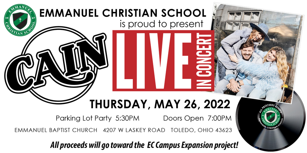 Cain - 2022 EC Benefit Concert